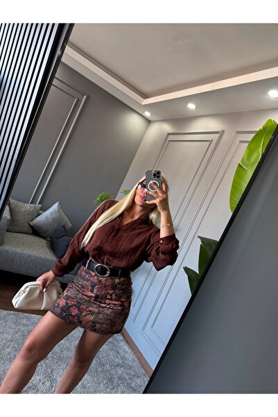 3e Rose KEMERLİ ŞORT ETEK