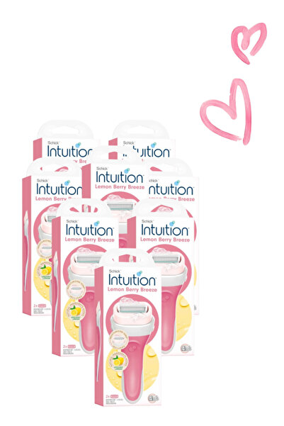 Schick Intuition 8 Pieces Intuition Razor Lemon Berry Breeze 2 Pcs