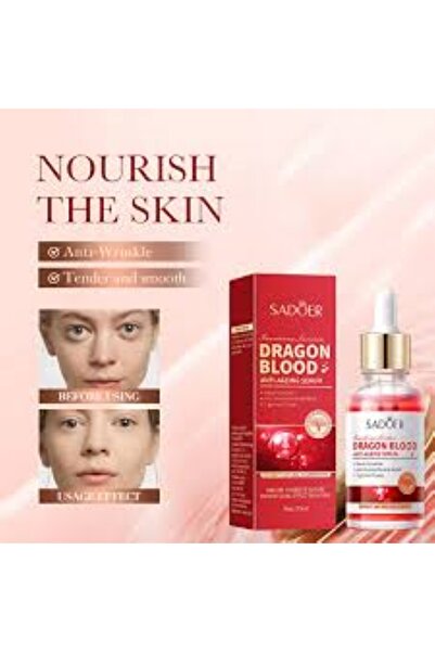 SADOER Dragon Blood Anti-Aging Facial Serum – Firming, Hydrating & Skin Repai...