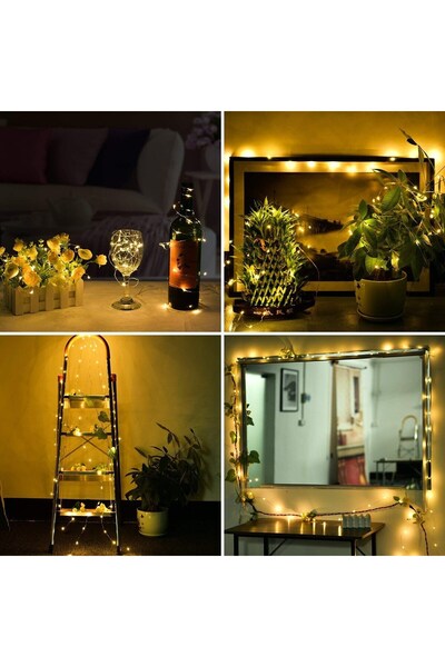 Marsilyan New Year and Special Concept Decoration 5 Mt Led Light with USB Con...
