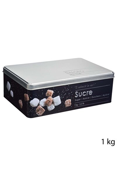 FİVE Cutie metalică pentru cuburi de zahăr, Negru - Ediția Neagră