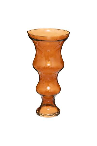 Atmosphera Vază « Double » x matali crasset - Sticlă, Chihlimbar, H.36 cm