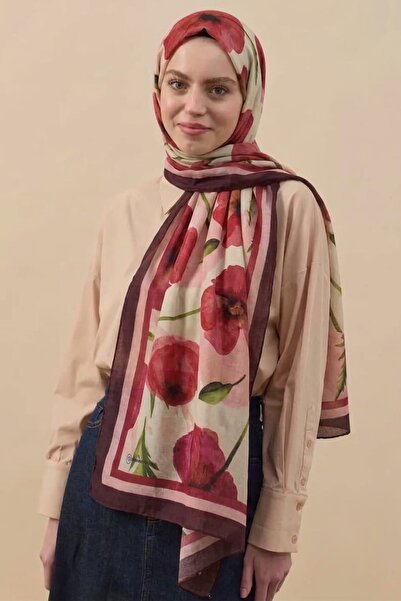 Modakaşmir Ferret Pattern Bamboo Shawl