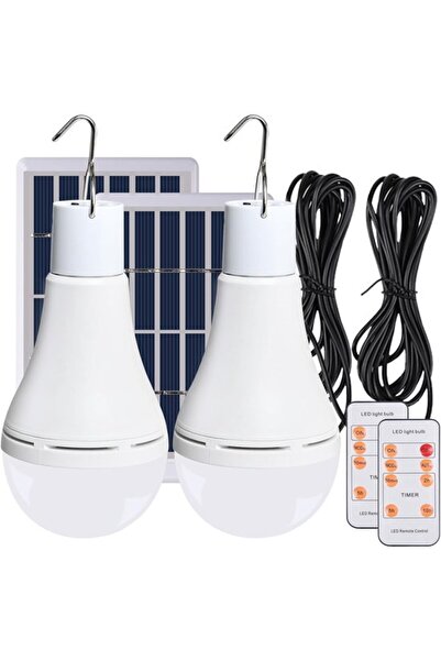 STARSTAR 2 Pcs Solar & USB Rechargeable Pendant Lights with Twilight Sensor, ...