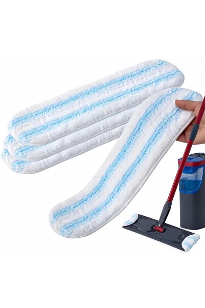 STARSTAR 4-Pack Microfiber Replacement Mop Covers for Vileda H2PrO Floor Mops...