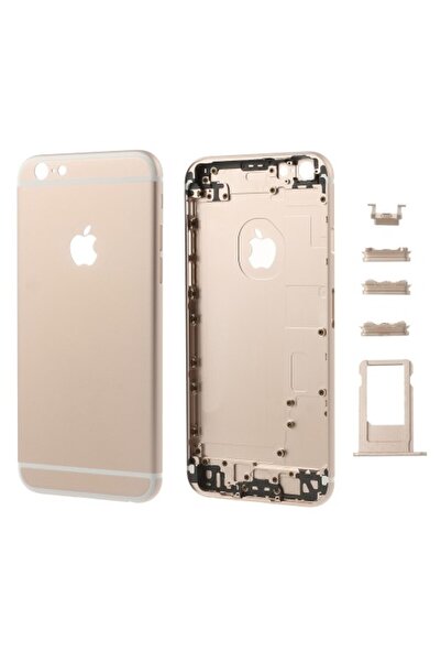 OEM Apple Μεταλλικό Κάλυμμα Μπαταρίας με Πλαϊνά Κουμπιά για iPhone 6s - Χρυσό...