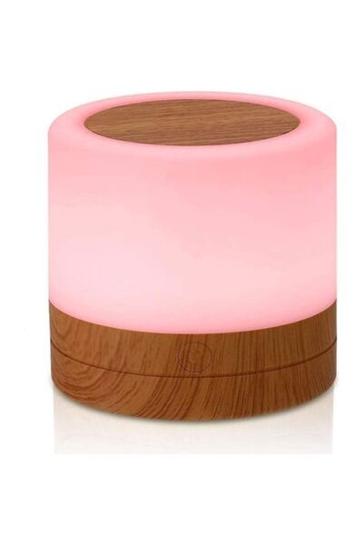 STARSTAR Touch Bedside Lamp USB Charging 5 Brightness Levels 13 RGB Colors Re...