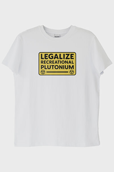 lofux Legalize Plutonium White T-Shirt