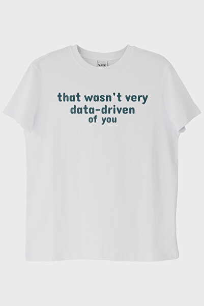 lofux تي شيرت أبيض مدعوم بالبيانات