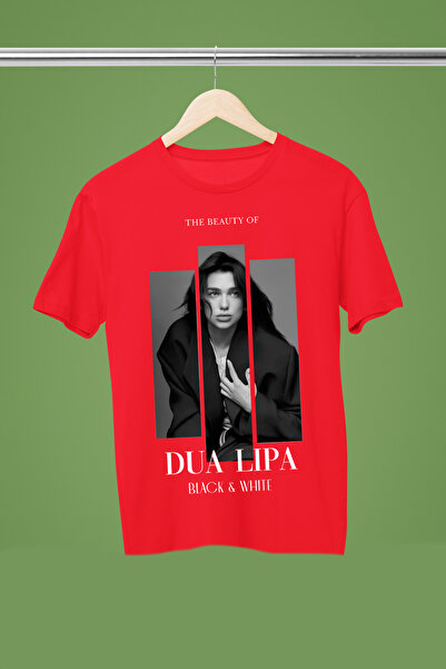 MAGORS تيشيرت قطني مطبوع بأكمام قصيرة من DUA LIPA، مقاس عادي للشباب والأطفال
