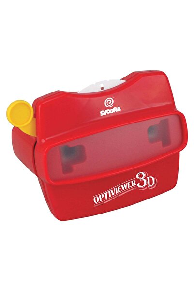 Svoora 3D Optiviewer (يتضمن 2 بكرة أفلام) - جهاز عرض ثلاثي الأبعاد بتصميم كلا...