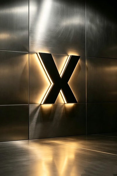 Generic Custom LED Letter V Sign, Backlit 3D Metal Alphabet with Warm White I...