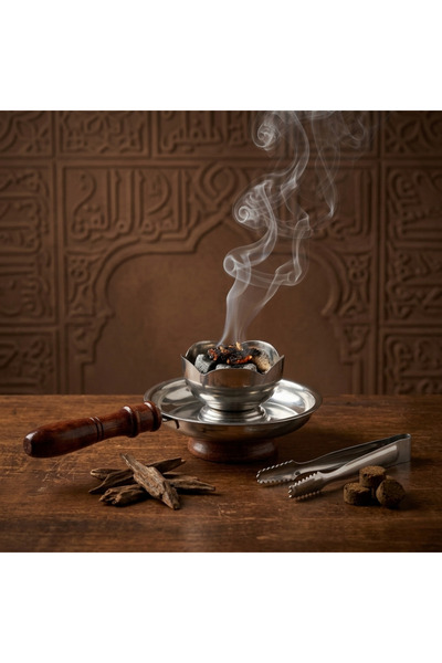 Generic Colaba Collection - Steel Incense Burner Madkhan for Bakhoor, Oudh & Incense