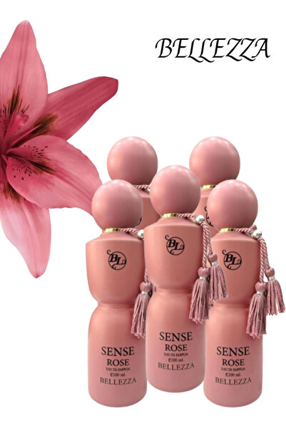 Bellezza 5 قطع عطر سنس روز 200 مل