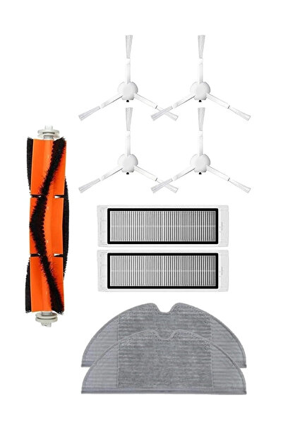 LİN GRUP Set de 9 piese de schimb compatibile cu aspiratorul robot Xiaomi Vac...