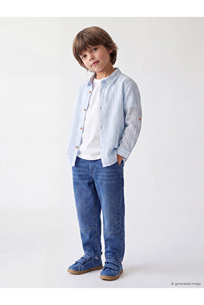 LC Waikiki Lcw Kids Indigo Baggy Fit Boys' Jean Pants