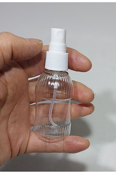 Paradise 50 Adet 50 Ml çizgili pet Yeniden Doldurulabilir Sprey Kolonya Boş P...