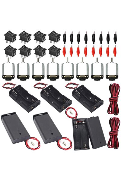 GTIWUNG Set de 8 motoare de curent continuu 1.56V 15000-16500 RPM cu suportur...