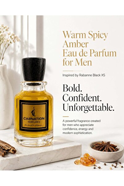CARNATION Amber Tobacco Eau de Parfum for Men | Inspired by Dolce & Gabbana The One