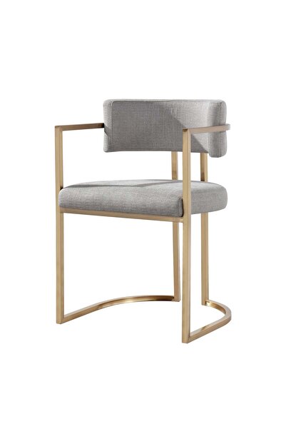 Roots Furniture كرسي طعام أليكسا باللون الرمادي