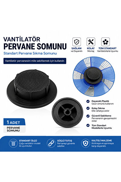 Genel Markalar Vantilatör Pervane Sıkma Somunu Tek Somun Global Standart Vers...