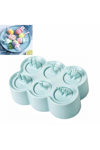 STARSTAR 6 Mini Ice Cream Molds for Kids - Safe Silicone DIY Ice Cream Mold S...