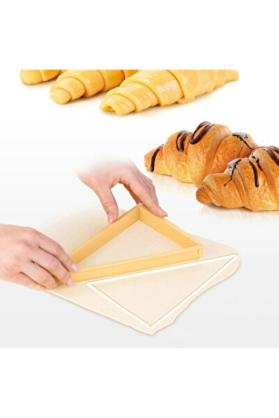 STARSTAR DIY Foldable Triangle Bread Baking Mold, Cookie, Cake, Fondant Repli...