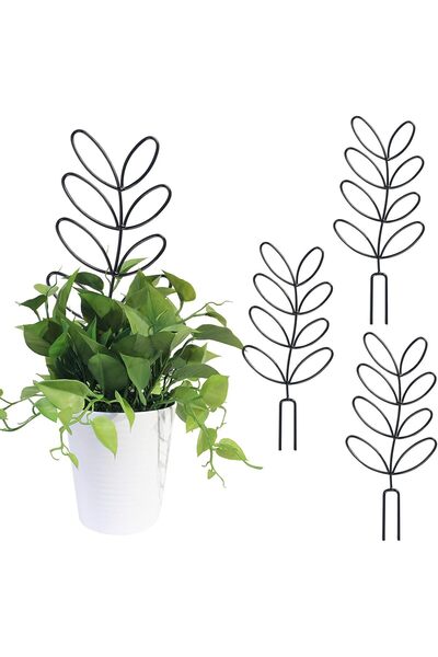 STARSTAR Garden plant climbing support 4-piece set of metal plant supports, 3...