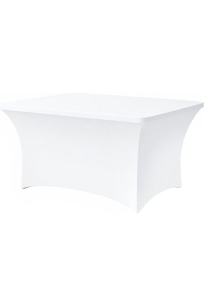 STARSTAR 6-foot tablecloth - Stretch-fit rectangular tablecloth, washable, su...