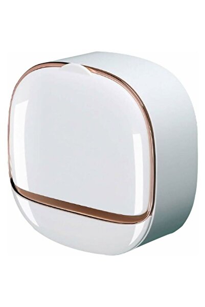 STARSTAR Wall-mounted soap dish - waterproof - self-draining - hinged lid - w...