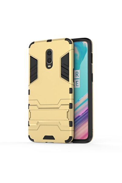 OEM Υβριδική Θήκη από Σιλικόνη TPU και Πλαστικό με Βάση Στήριξης για OnePlus ...