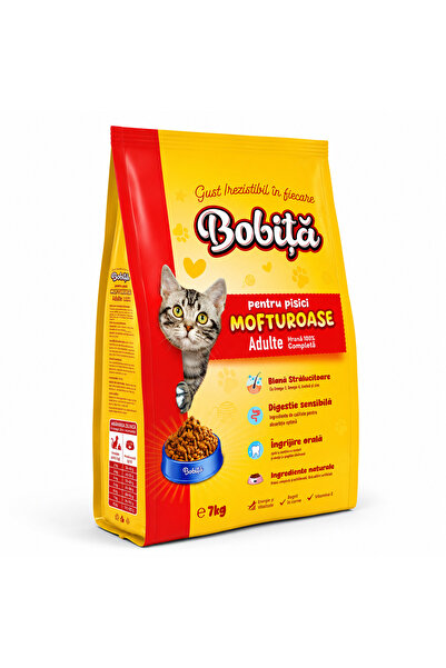 Bobita Hrană uscată completă pentru Pisici Mofturoase adulte Bobiță, 7 kg