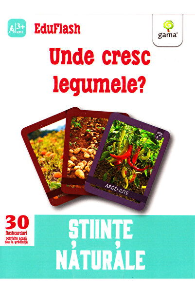 Gama Unde cresc legumele? 3 ani+ (Eduflash)