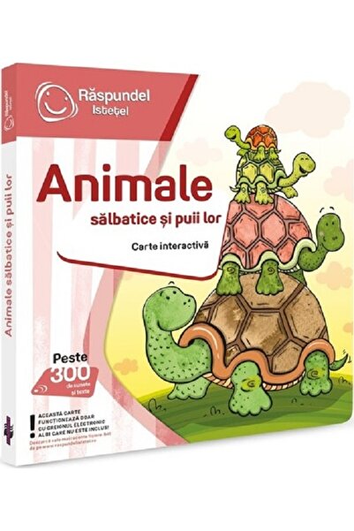 Albi Carte interactiva: Raspundel Istetel. Animale salbatice si puii lor