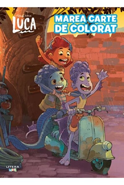 Litera Disney Pixar: Luca. Marea carte de colorat