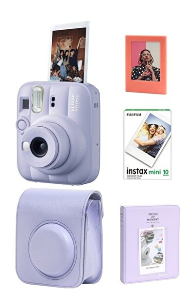 Fujifilm Instax Mini 13 Fotoğraf Makinesi- Çanta 10'lu Film 64'lü Albüm Mıkna...