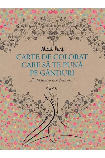 Grupul Editorial Art Micul Print. Carte de colorat care sa te puna pe ganduri...