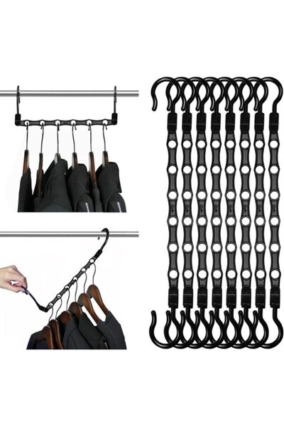 STARSTAR Multifunctional Clothes Hanger - Space-Saving - 8 Pieces