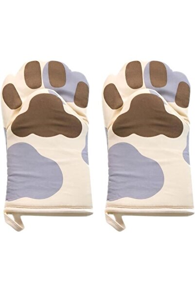 STARSTAR One pair of heat-resistant cotton oven mitts, heat-proof oven mitts,...