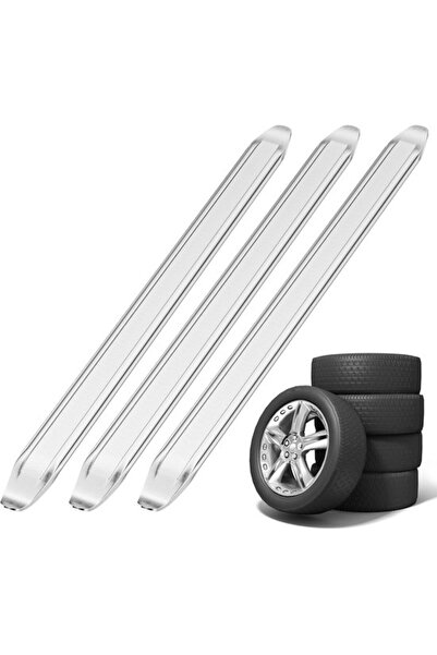 STARSTAR 3-piece tire removal levers - 30 cm long tire levers for car and bic...