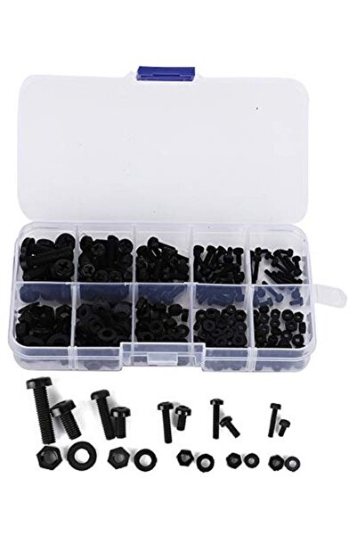 STARSTAR Screw Set - 270 Nylon Screws - M2, M2.5, M3, M4, M5, with nuts and w...