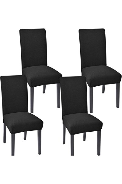 STARSTAR 4-Pack Stretch Universal Dining Chair Covers & Protectors.