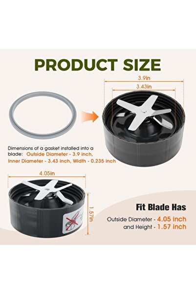 STARSTAR 6 Pieces Blender Gaskets - Suitable for 600W/900W Blender - Silicone...