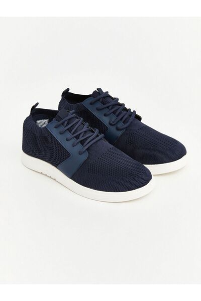 LC Waikiki Lcw Steps Navy Blue Mesh Detailed Men's Sports Shoes