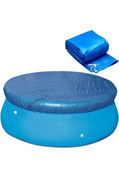 STARSTAR Round PE Waterproof Pool Cover for 183cm Diameter Swimming Pools, Te...