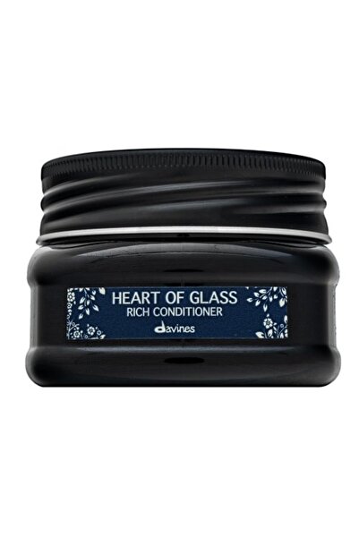 Davines Balsam Heart Of Glass Rich – balsam fortifiant pentru păr blond, 90 ml