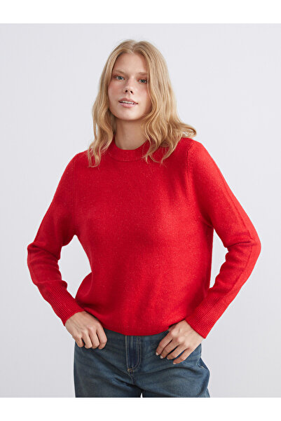 LC Waikiki Crew Neck Striped Women's Knitwear Sweater