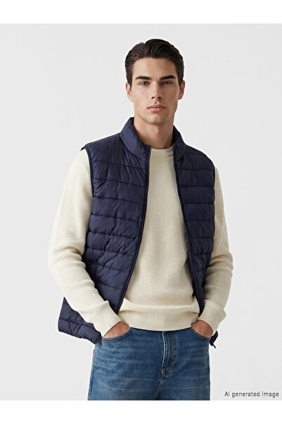 LC Waikiki Standard Fit Mock Neck Men's Puffer Gilet