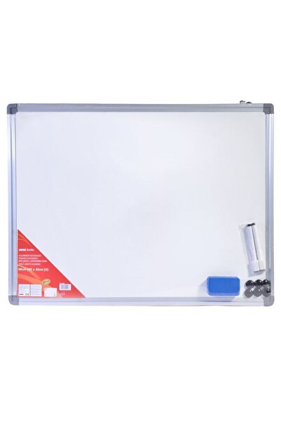 BAMI NETWORK Tabla magnetica alba pentru birou cu accesorii 60x45cm