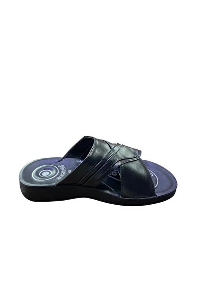 AkınalBella Men's Full Orthopedic Flat Thick Soled 4-Point Slippers